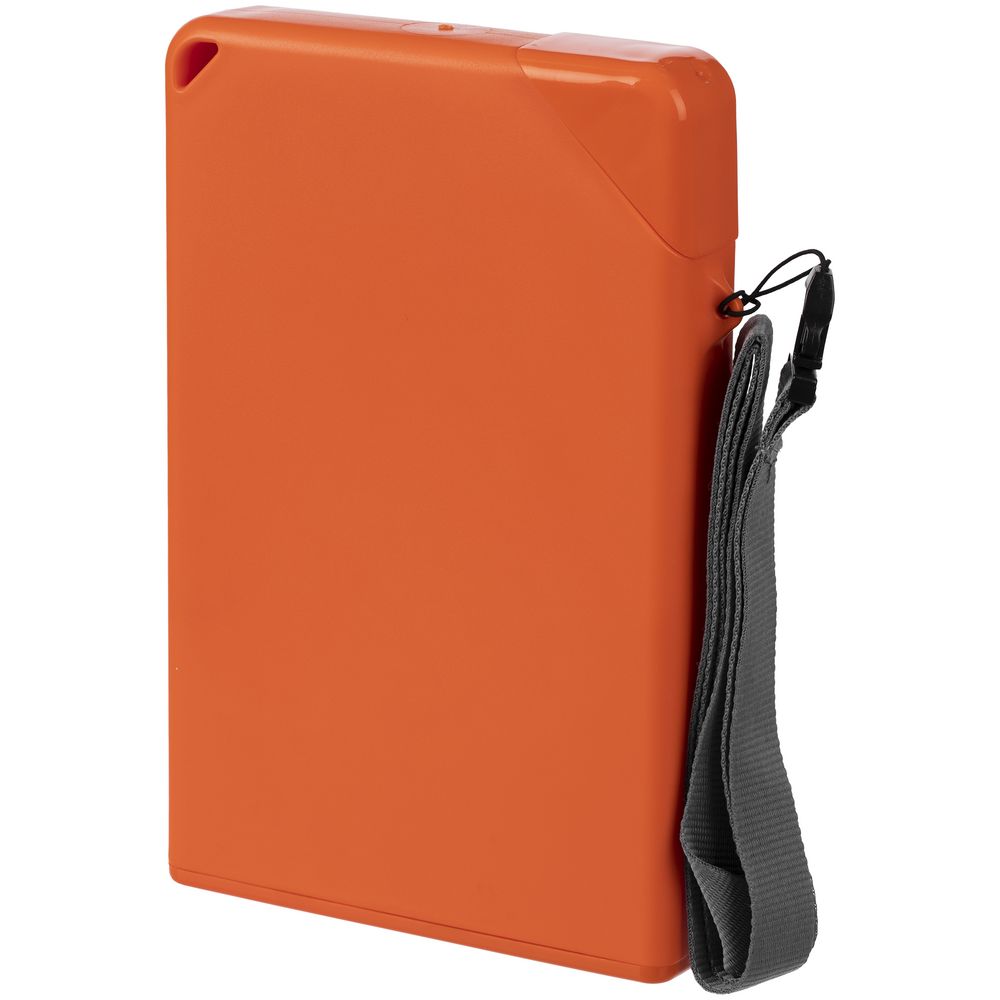 Плоская бутылка для воды Flacon, оранжевая — изображение 4