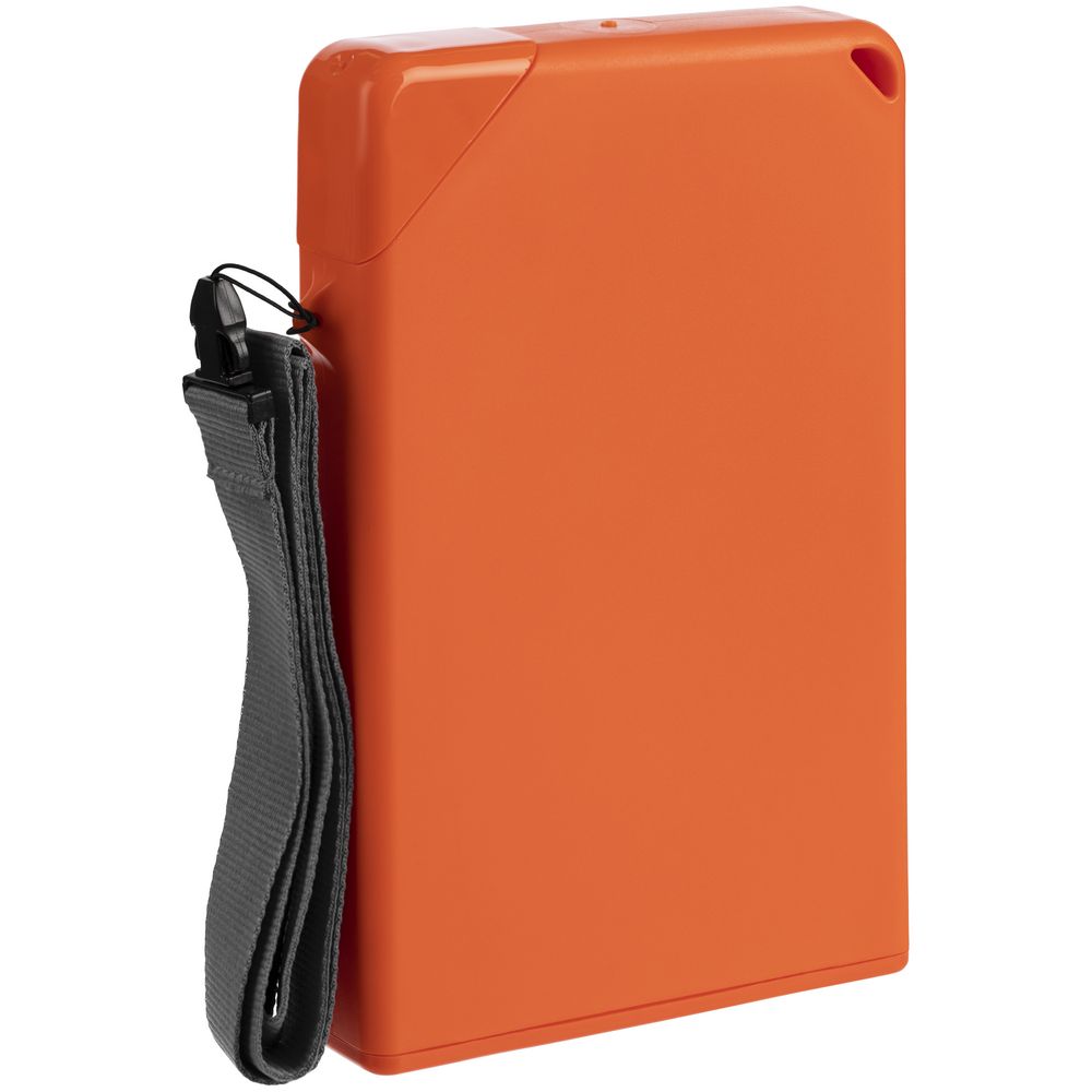 Плоская бутылка для воды Flacon, оранжевая — изображение 5