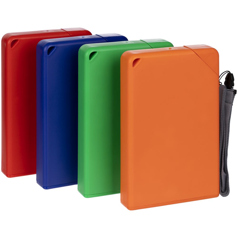 Плоская бутылка для воды Flacon, оранжевая — изображение 9