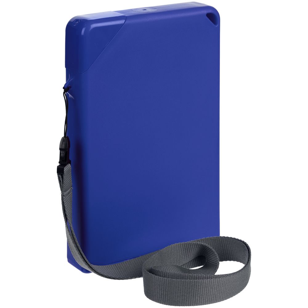 Плоская бутылка для воды Flacon, синяя — изображение 2