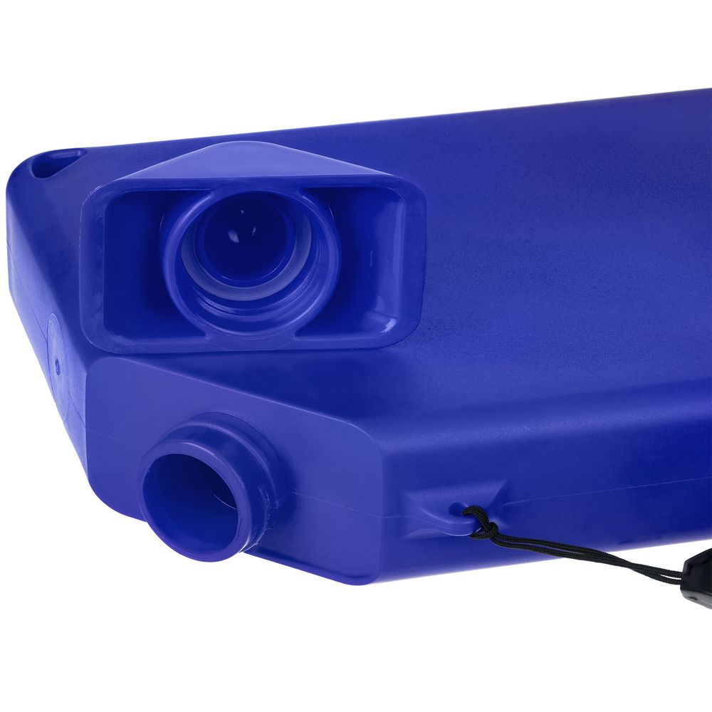 Плоская бутылка для воды Flacon, синяя — изображение 7