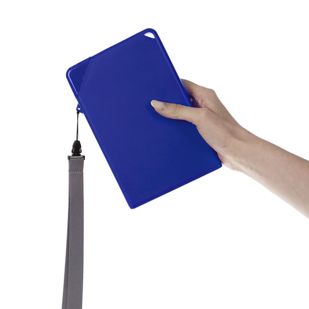 Плоская бутылка для воды Flacon, синяя — изображение 8