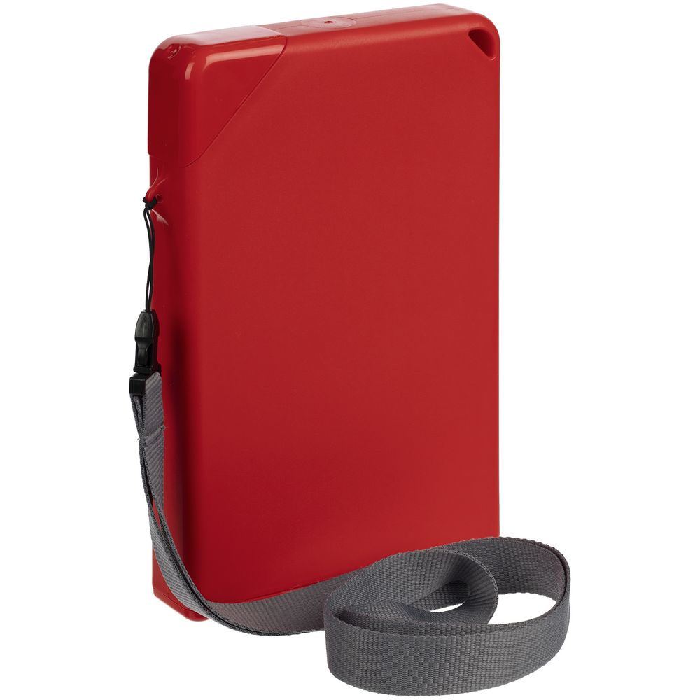 Плоская бутылка для воды Flacon, красная — изображение 2