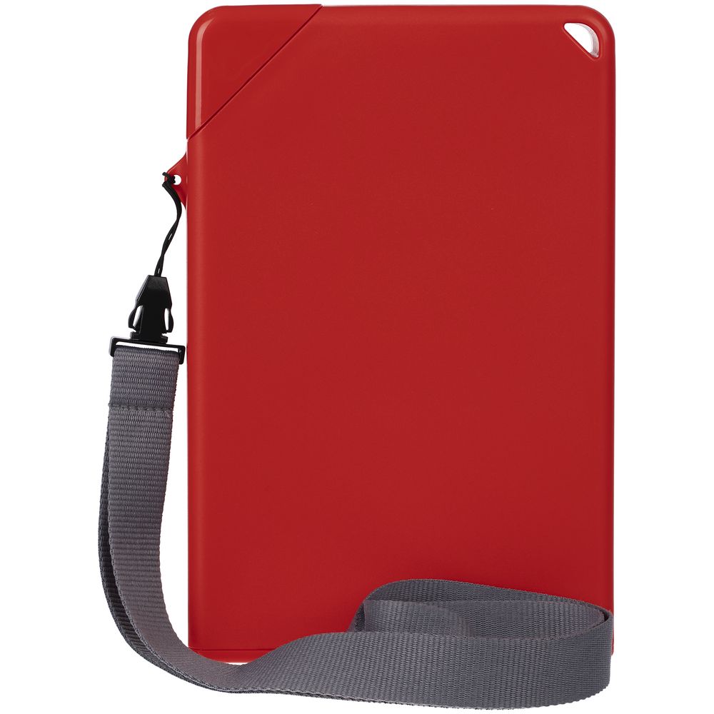 Плоская бутылка для воды Flacon, красная — изображение 3