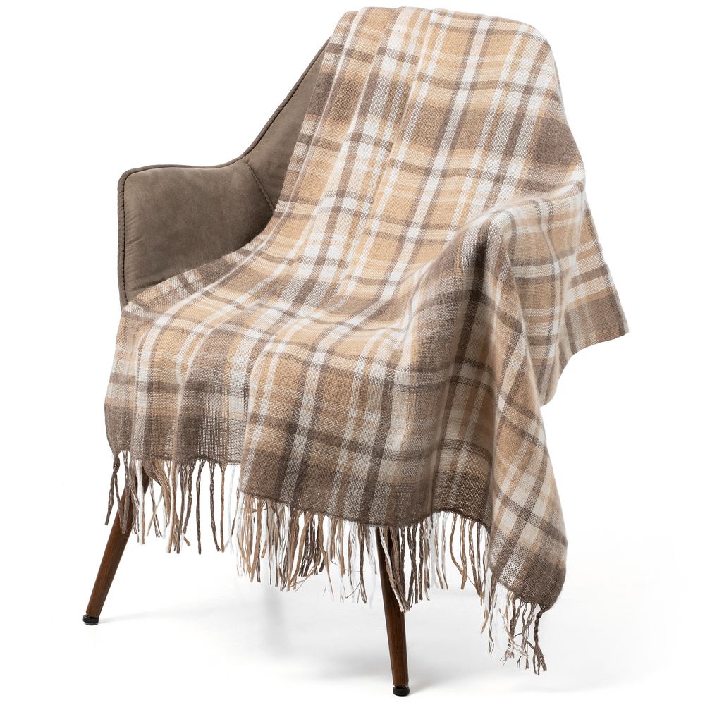 Плед «Берген», бежевый — изображение 2