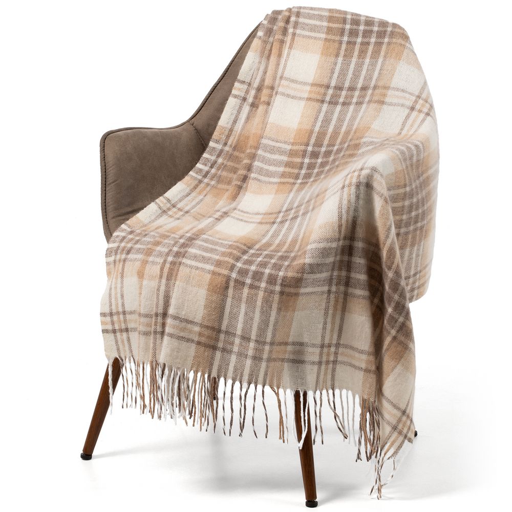 Плед «Берген», светло-бежевый — изображение 2