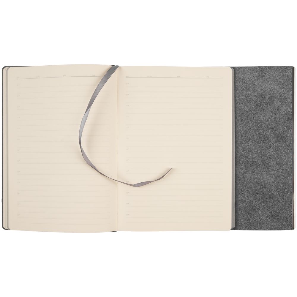 Ежедневник Petrus Flap, недатированный, серый — изображение 7