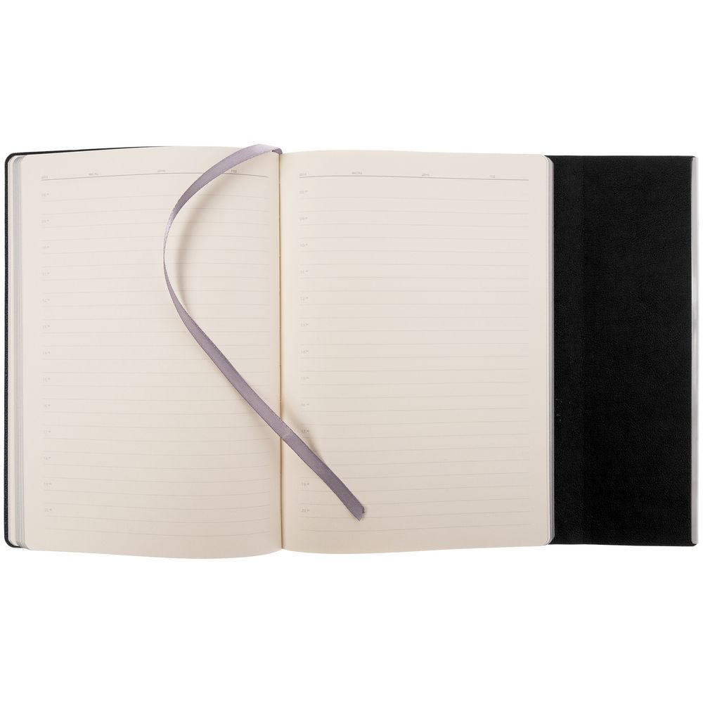 Ежедневник Petrus Flap, недатированный, черный — изображение 8