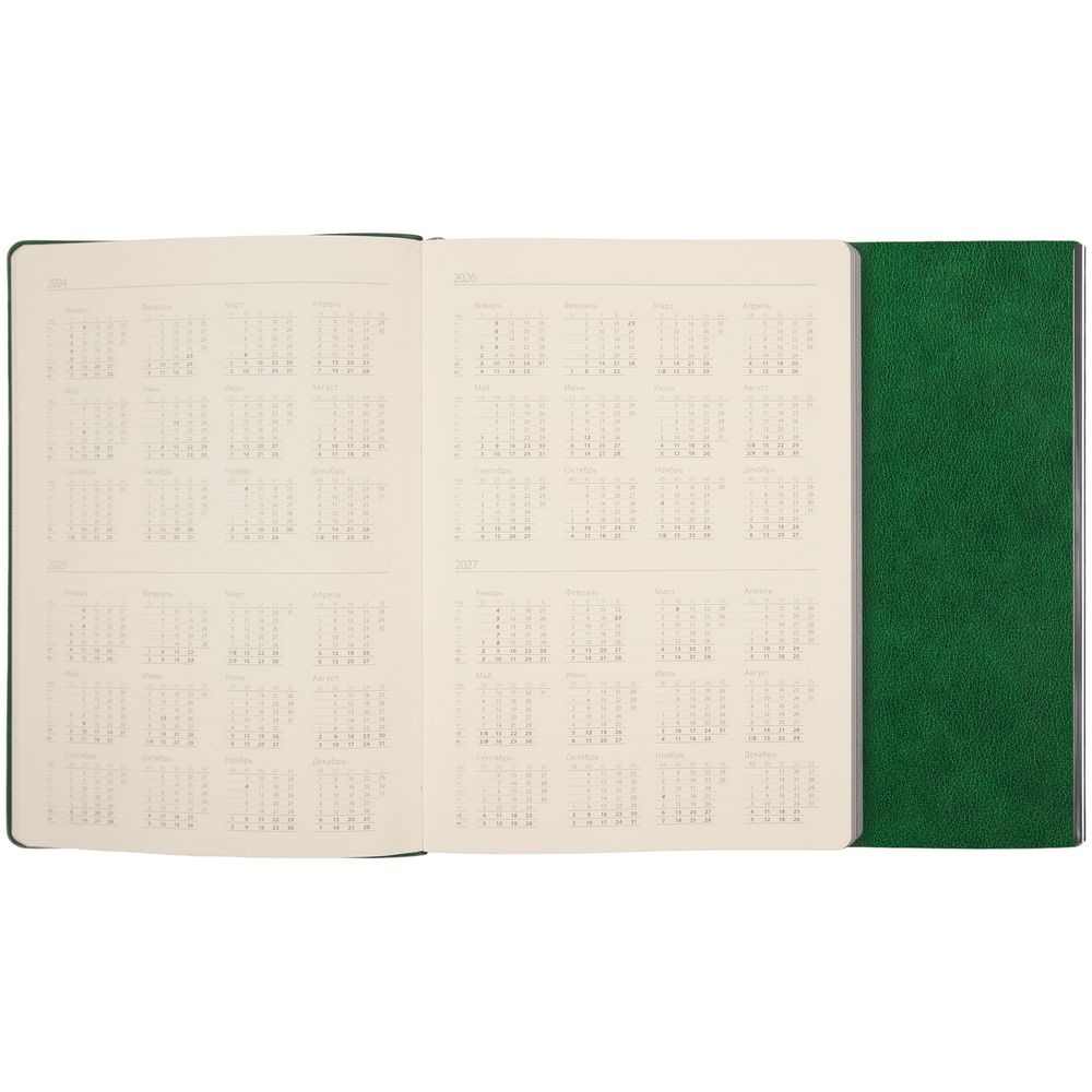 Ежедневник Petrus Flap, недатированный, зеленый — изображение 8