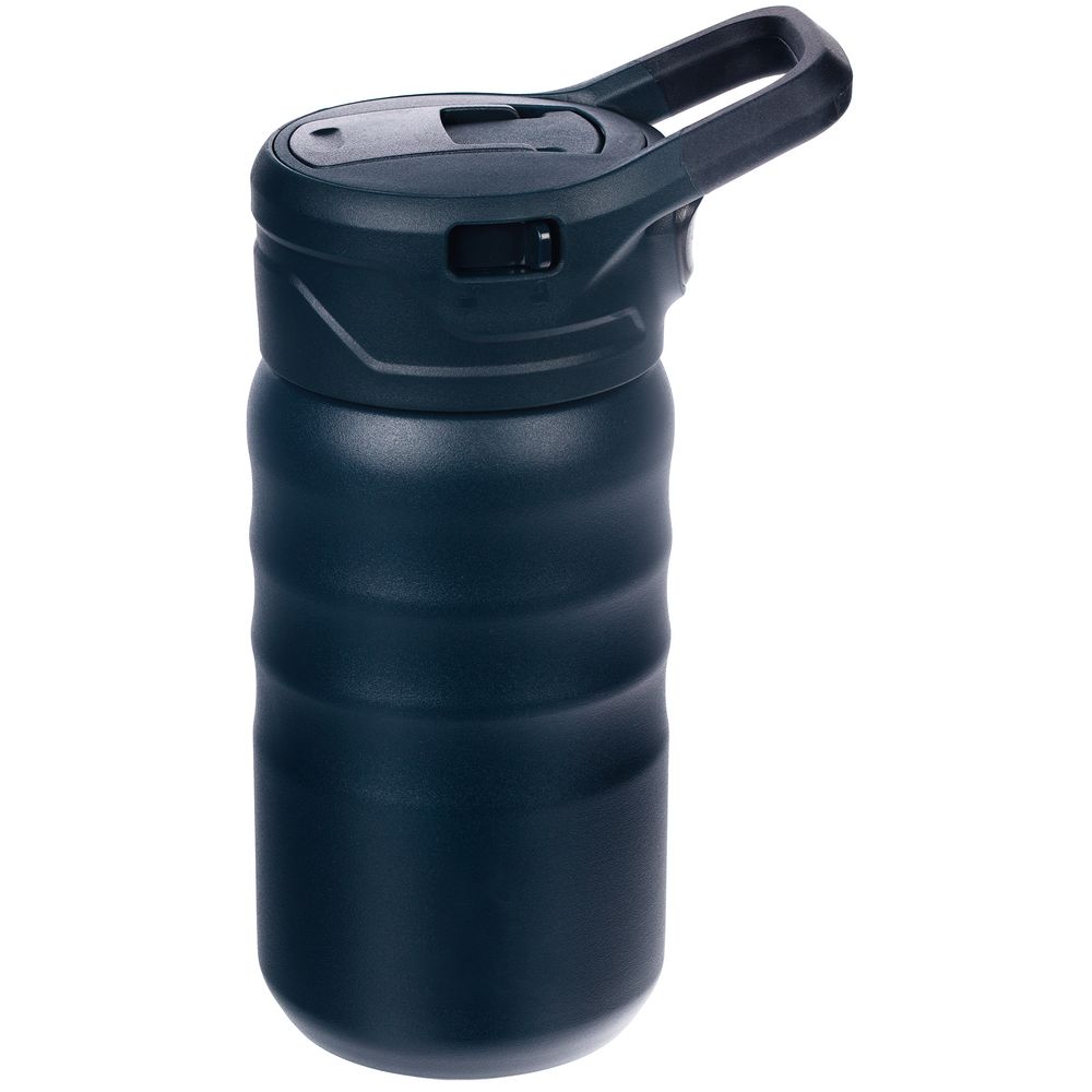 Термобутылка Fujisan 2.0 без логотипа, темно-синяя — изображение 3