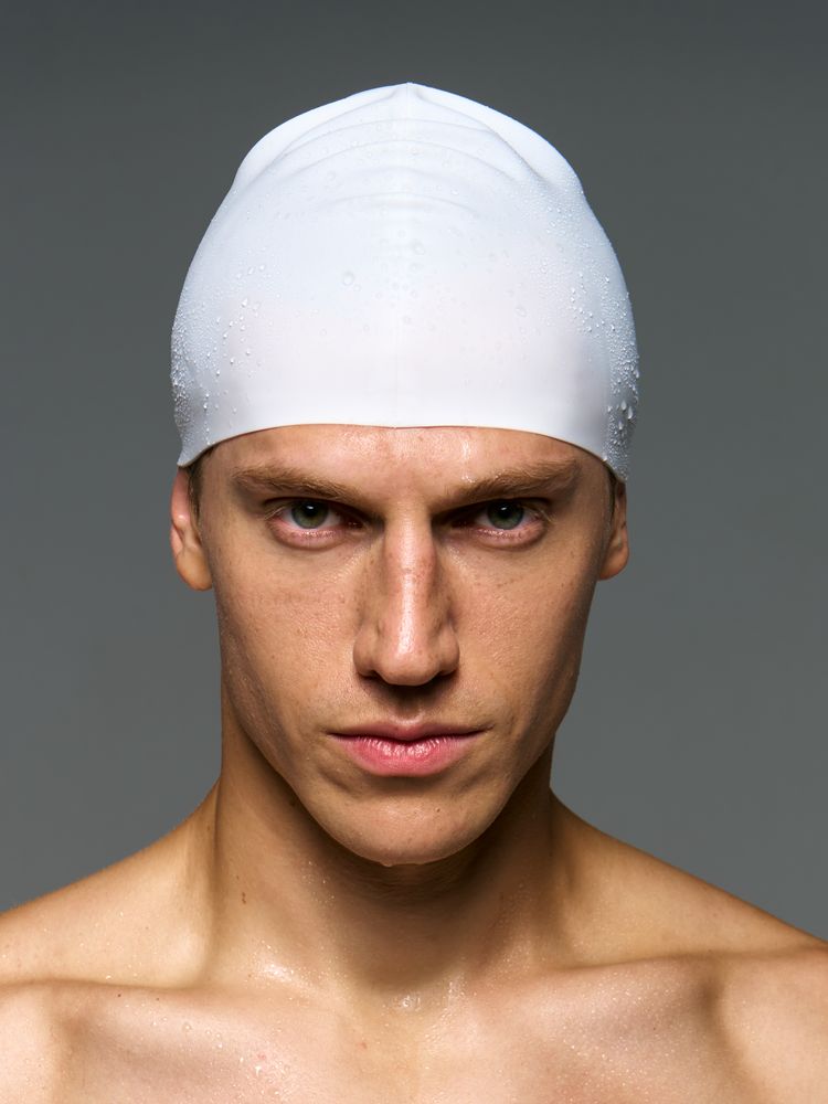 Шапочка для плавания Aquasana, белая — изображение 5