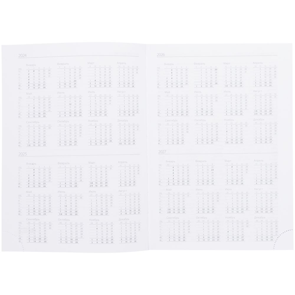 Ежедневник Vivian, недатированный, красный — изображение 7