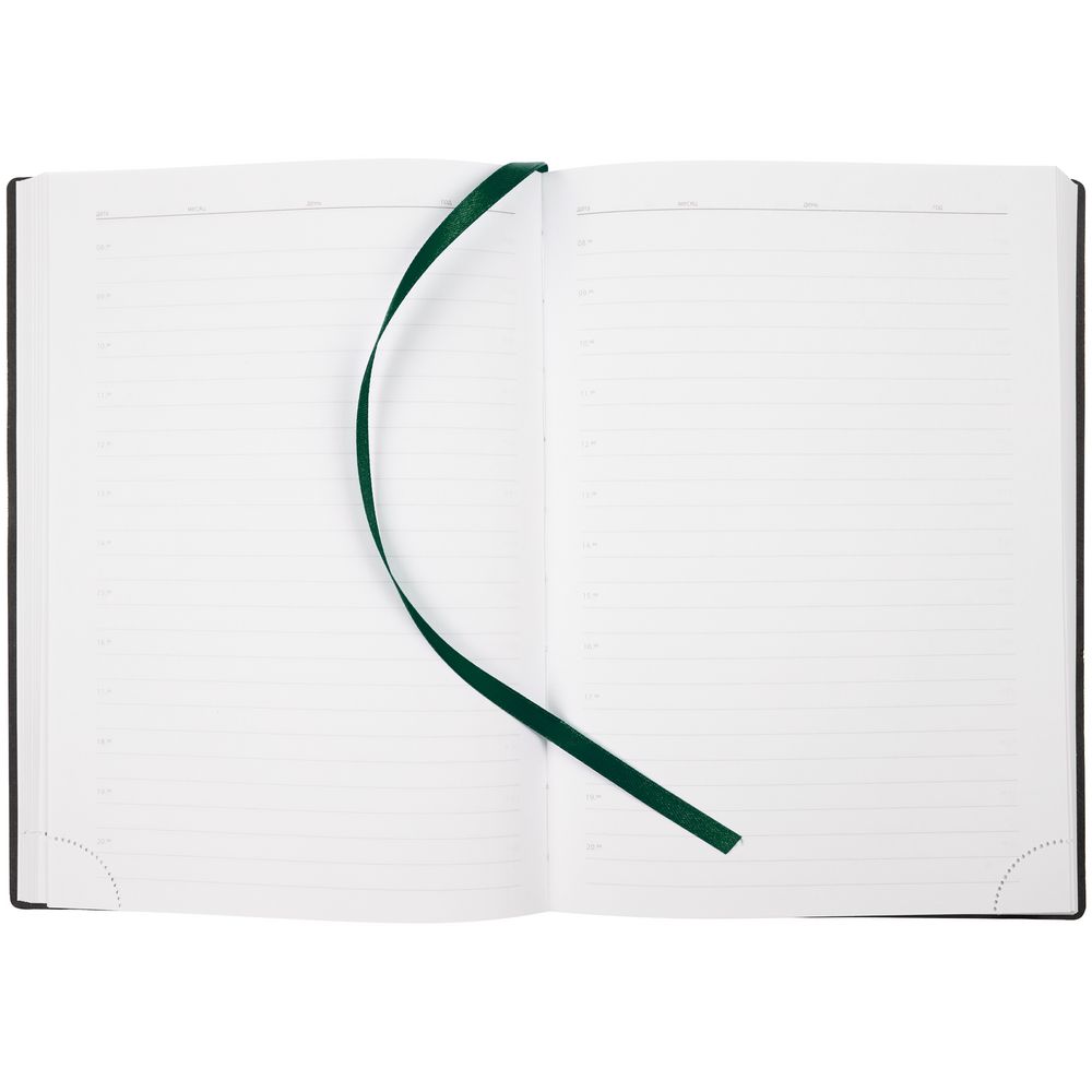 Ежедневник Vivian Metal, недатированный, зеленый — изображение 7