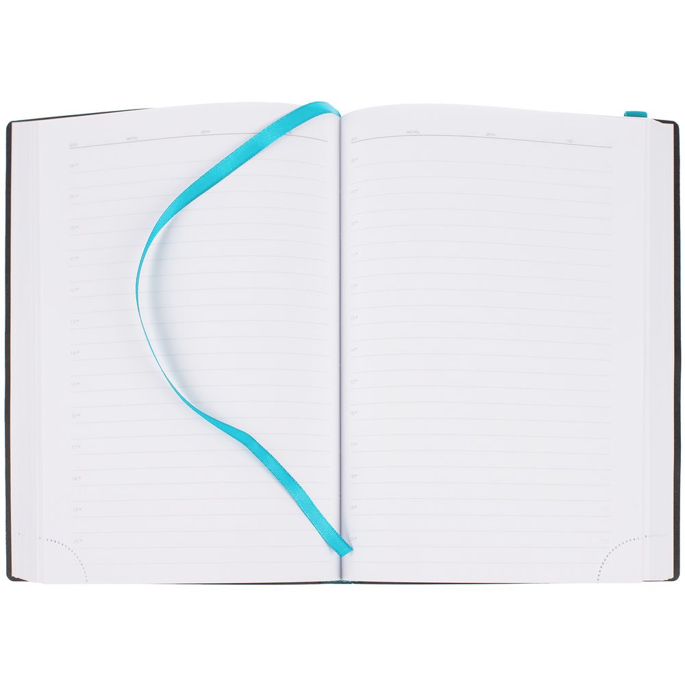 Ежедневник Vivian ver.2, недатированный, бирюзовый — изображение 7