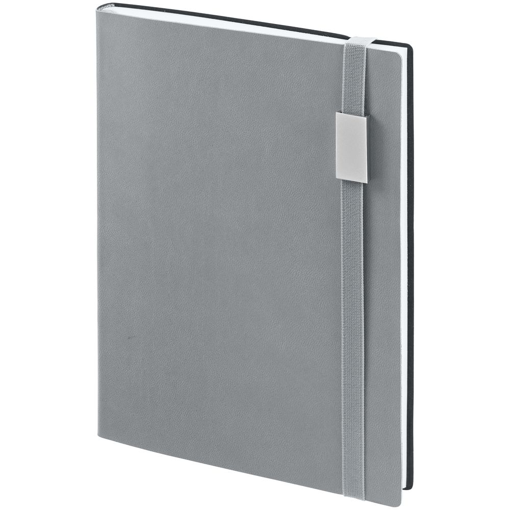 Ежедневник Vivian Metal, недатированный, серый — изображение 2