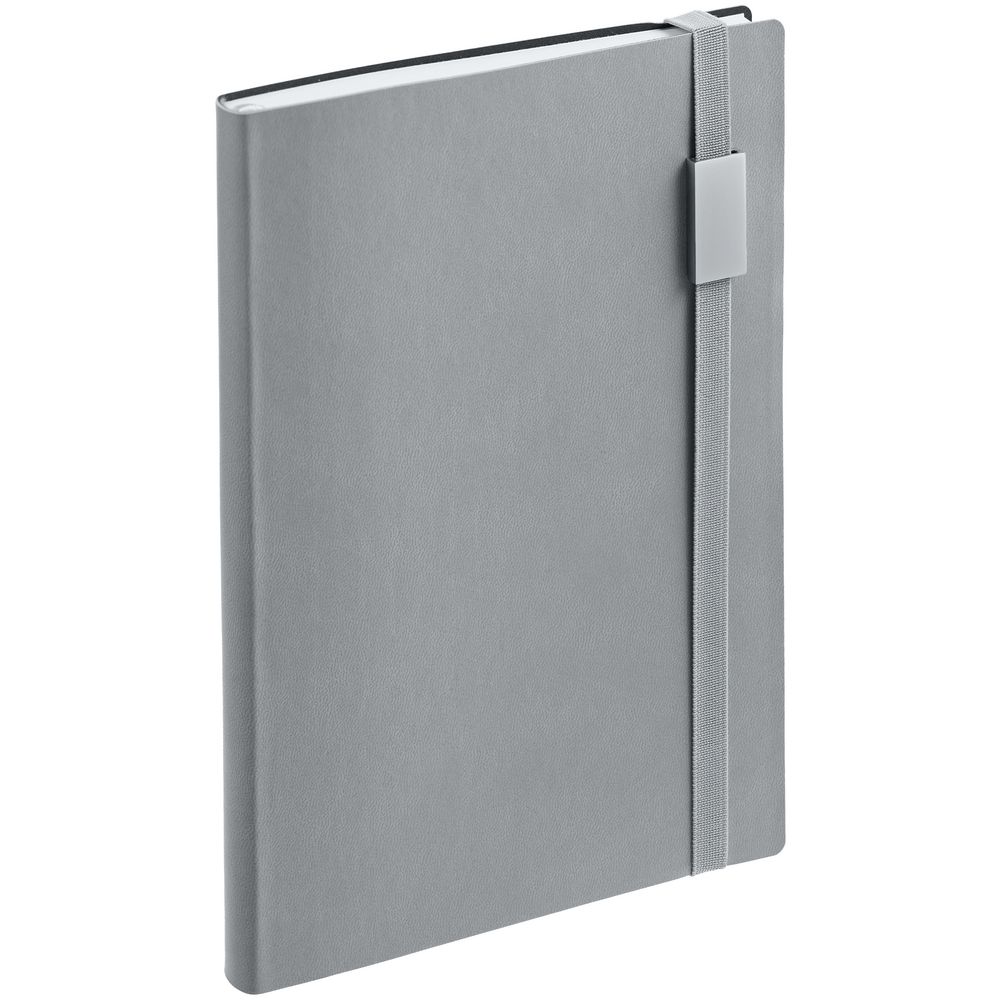 Ежедневник Vivian Metal, недатированный, серый — изображение 4