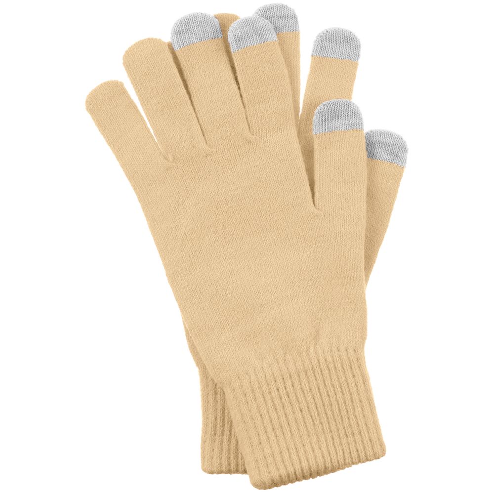 Перчатки сенсорные Urban Flow, бежевые — изображение 2