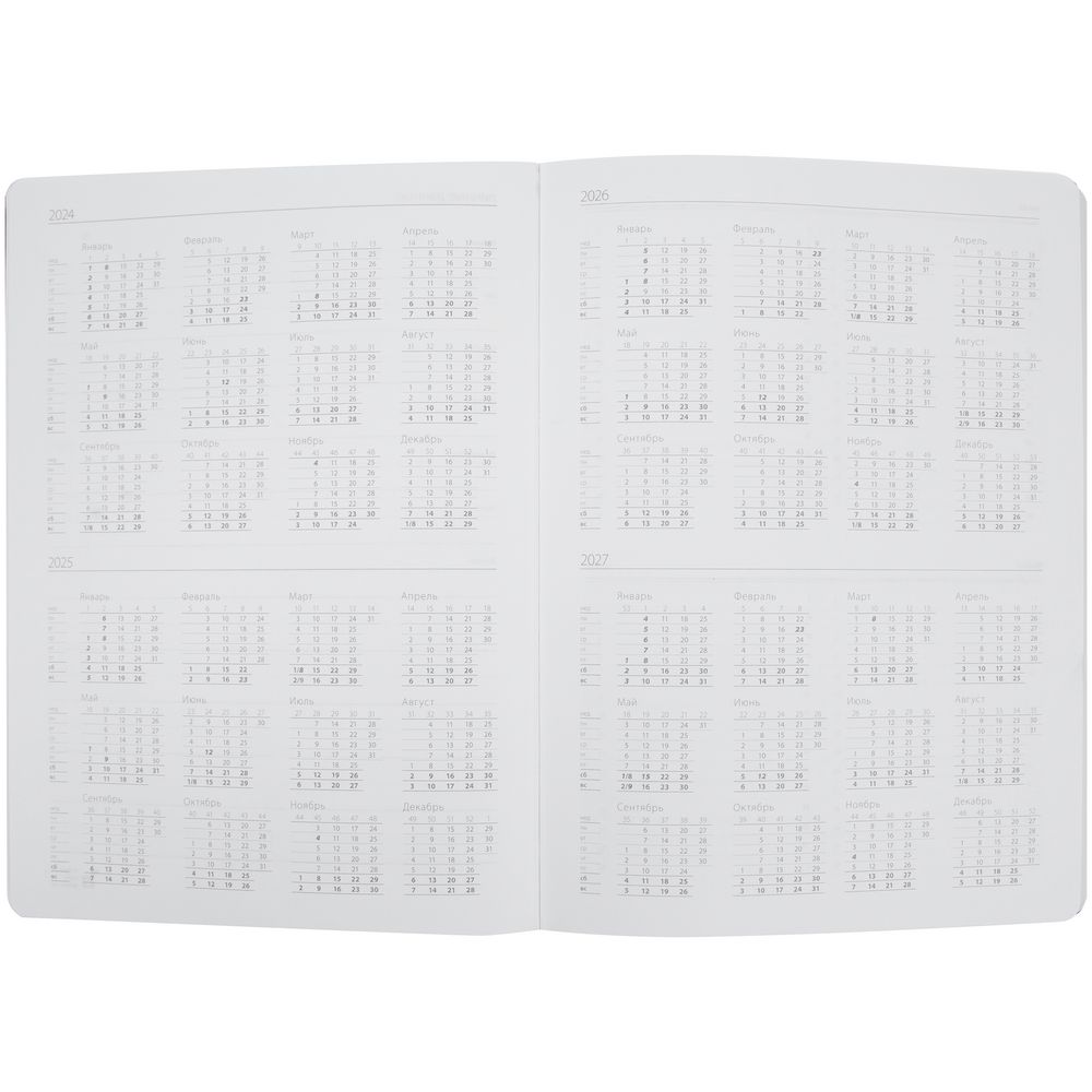 Еженедельник Lucky, недатированный, красный — изображение 6