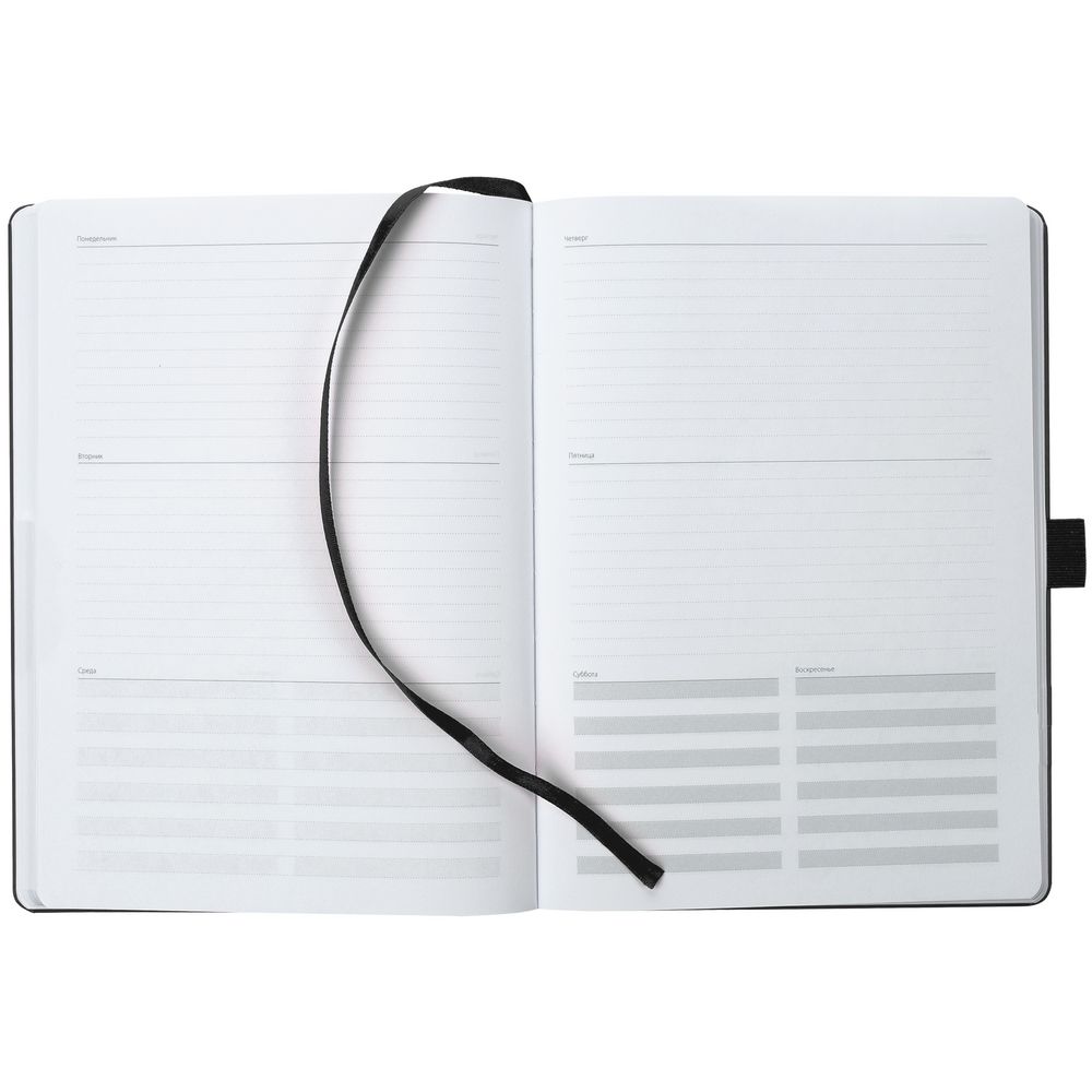 Еженедельник Lucky, недатированный, черный — изображение 7