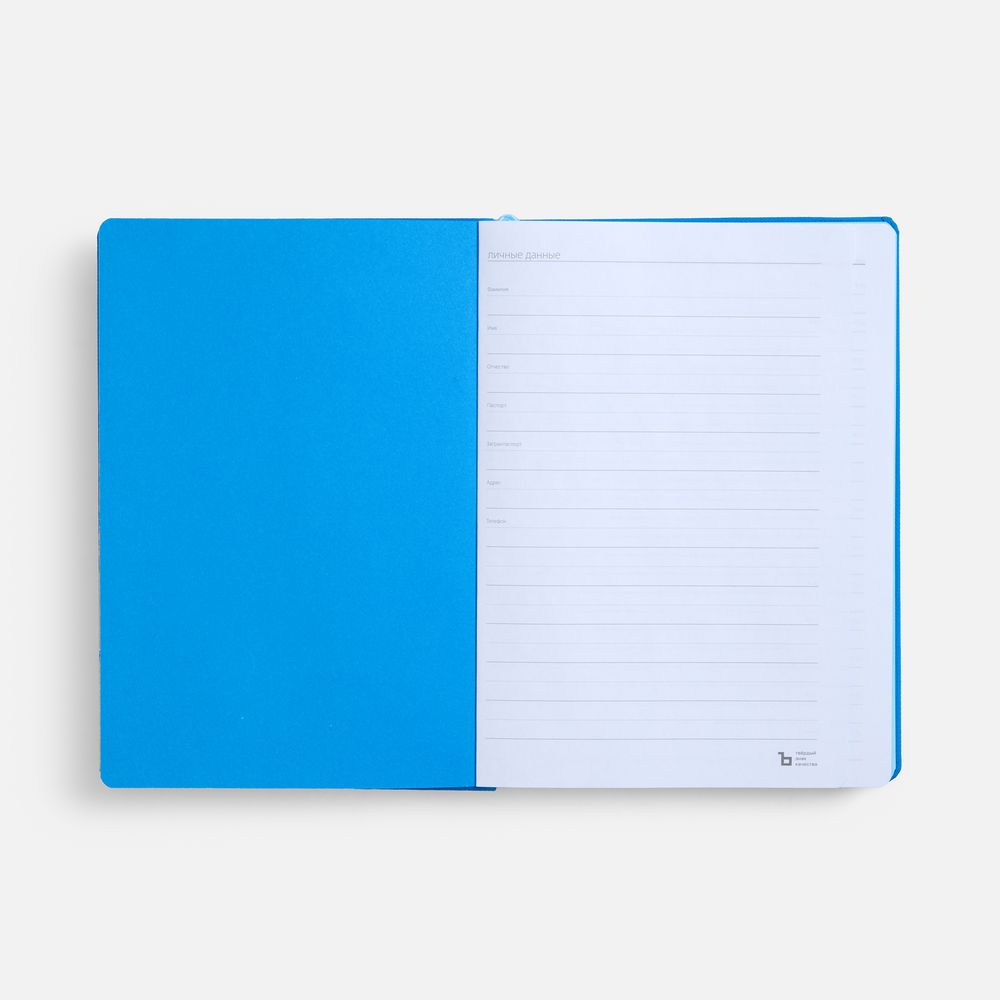 Ежедневник Peel, недатированный, голубой — изображение 8