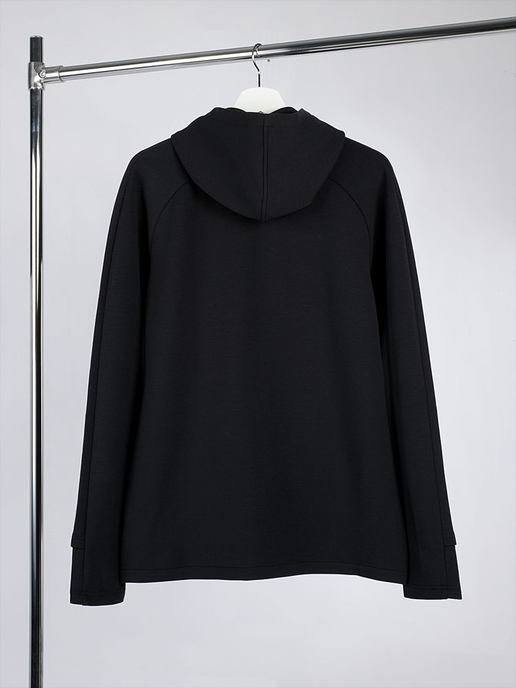 Куртка с капюшоном унисекс Begi, черная — изображение 3