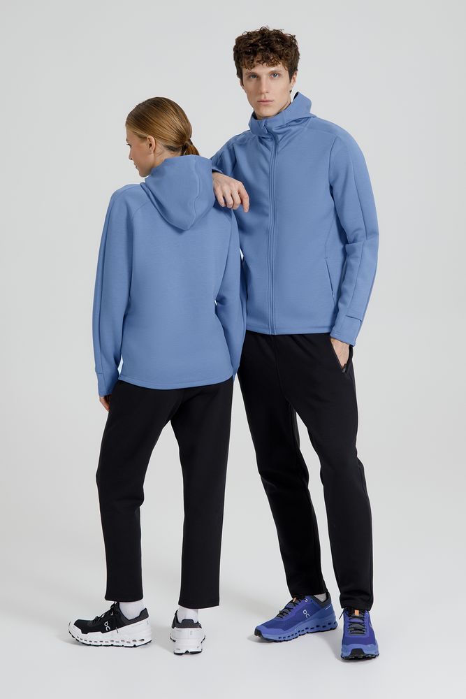 Куртка с капюшоном унисекс Begi, синяя — изображение 18