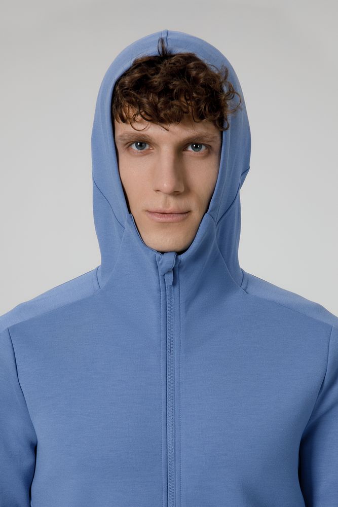 Куртка с капюшоном унисекс Begi, синяя — изображение 10
