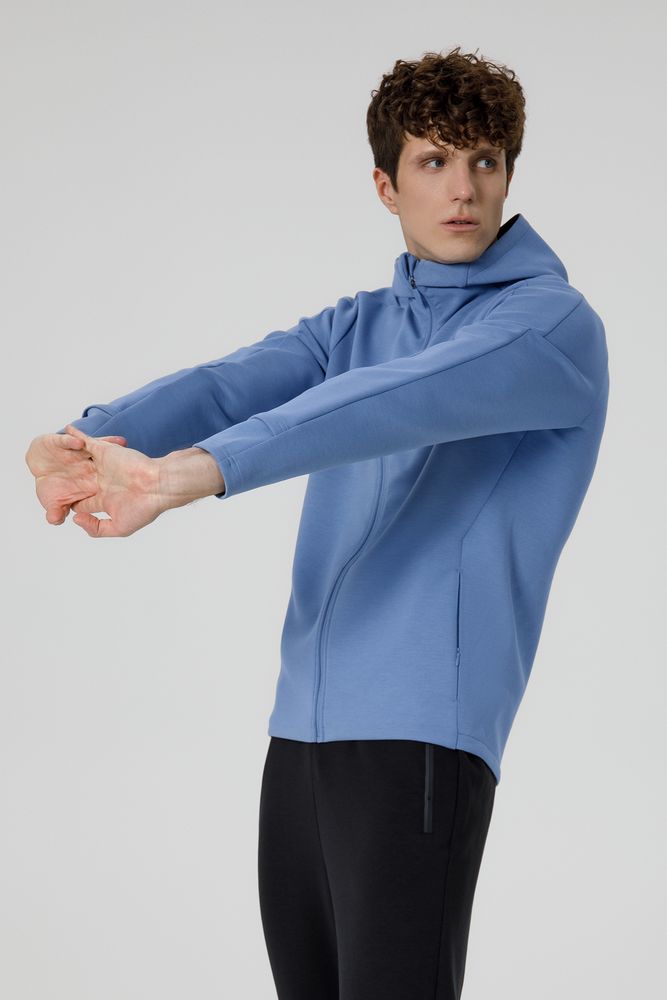 Куртка с капюшоном унисекс Begi, синяя — изображение 12