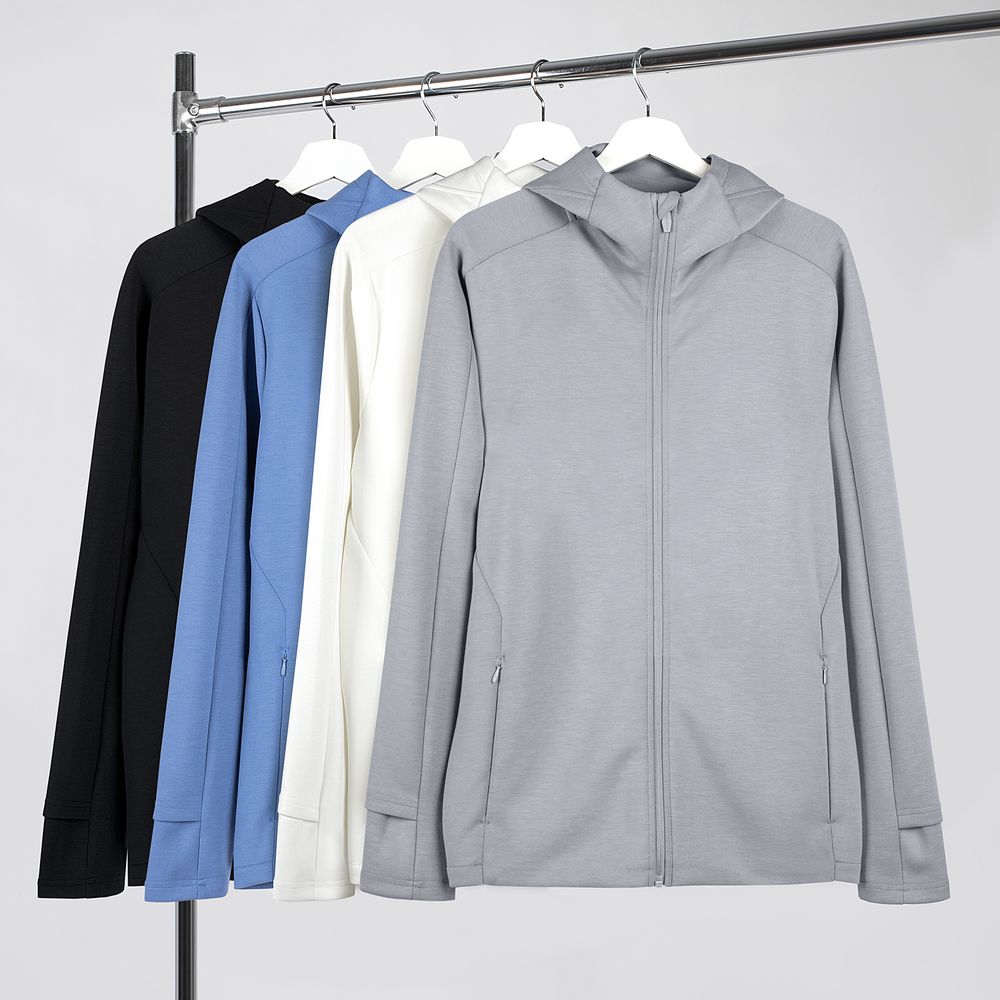 Куртка с капюшоном унисекс Begi, синяя — изображение 4