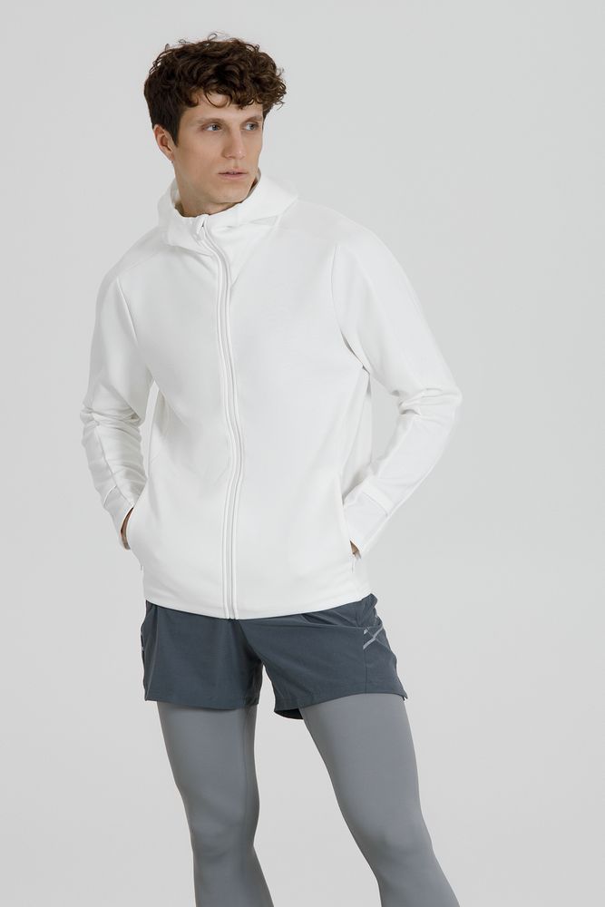 Куртка с капюшоном унисекс Begi, молочно-белая — изображение 13