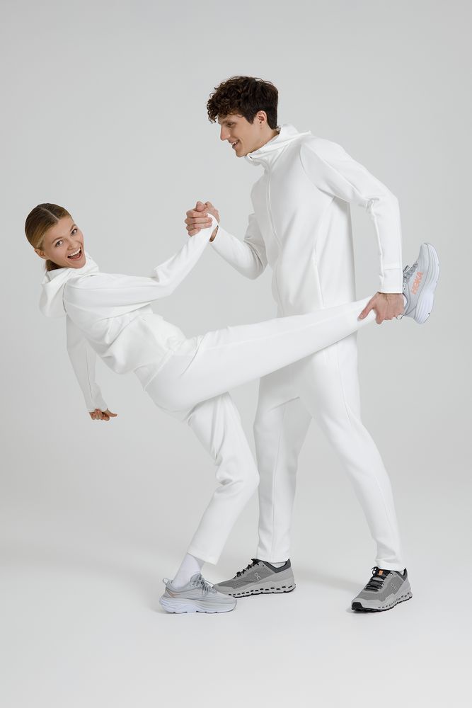 Куртка с капюшоном унисекс Begi, молочно-белая — изображение 18