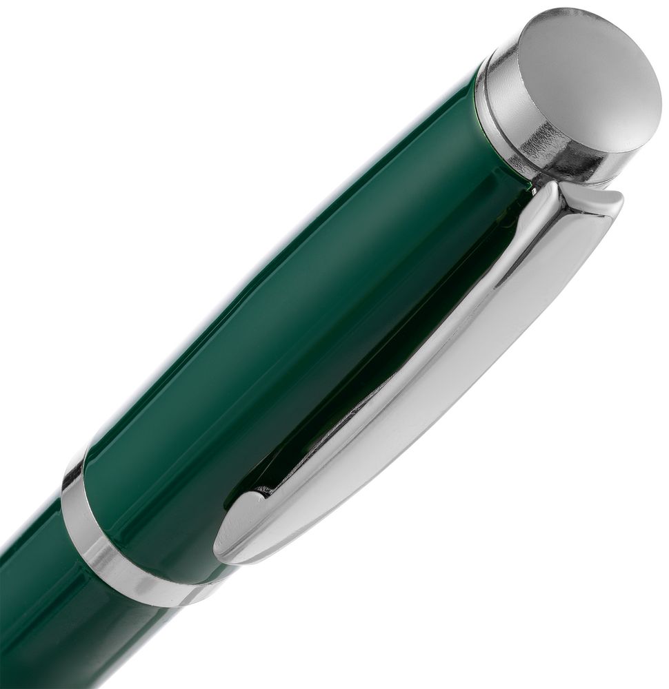 Ручка шариковая Letra Chrome, глянцевая, темно-зеленая — изображение 5