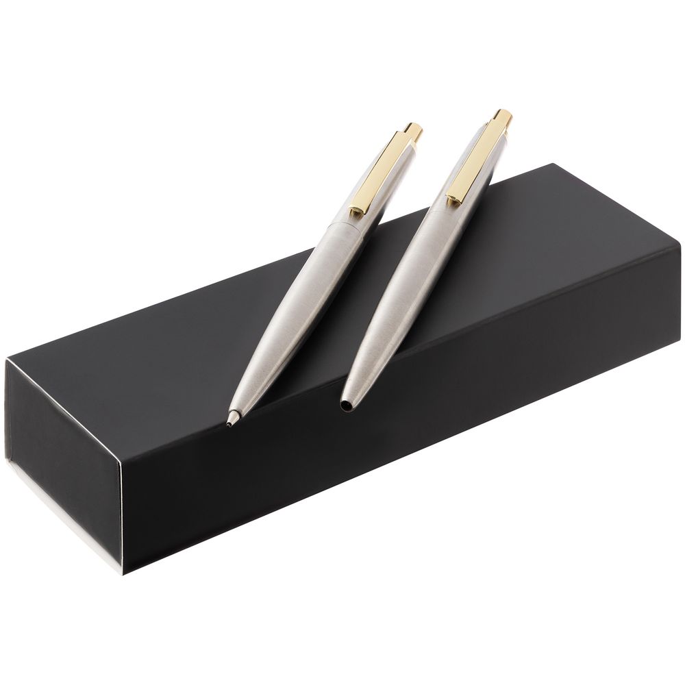 Набор из механического карандаша и ручки Poetica, золотистый — изображение 5