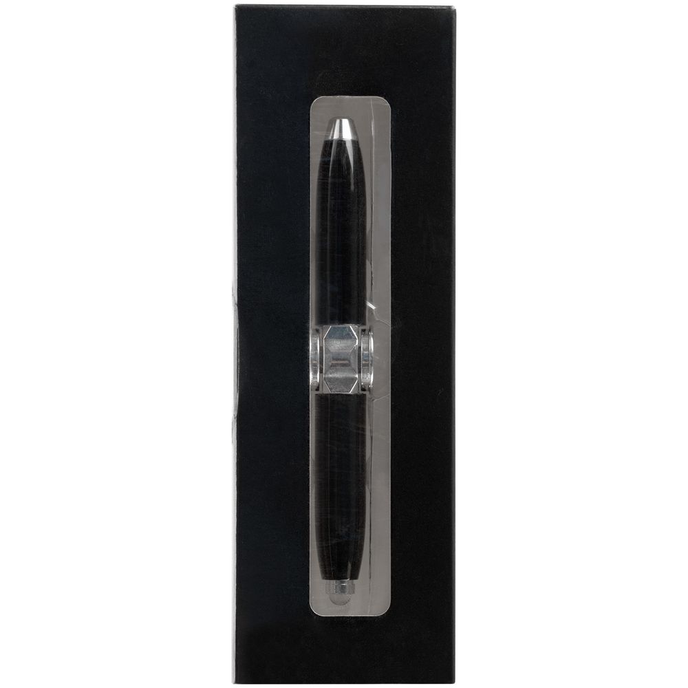 Ручка-спиннер Flipen с фонариком, черная — изображение 5