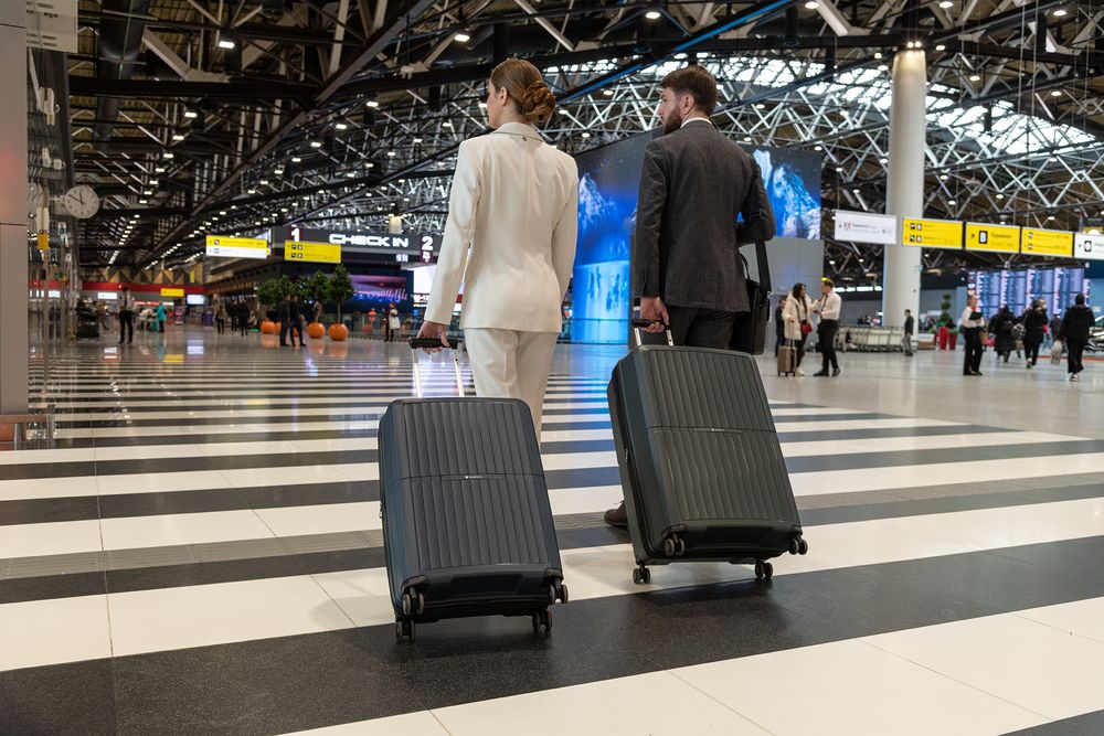 Чемодан Santiago L, темно-синий — изображение 10