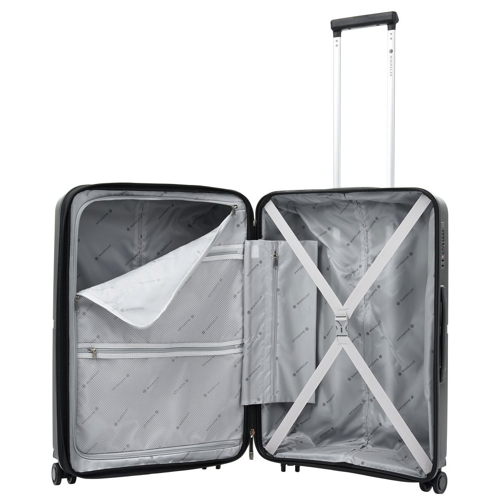 Чемодан Santiago M, черный — изображение 8