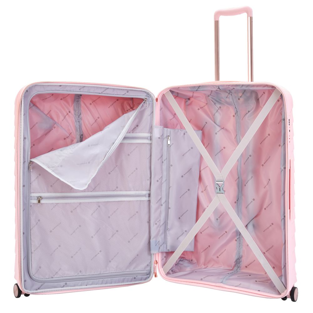 Чемодан Victoria L, розовый — изображение 8