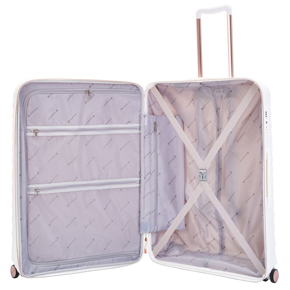 Чемодан Victoria L, белый — изображение 8