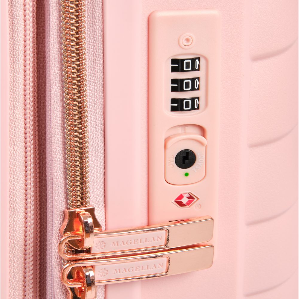 Чемодан Victoria L, розовый — изображение 5