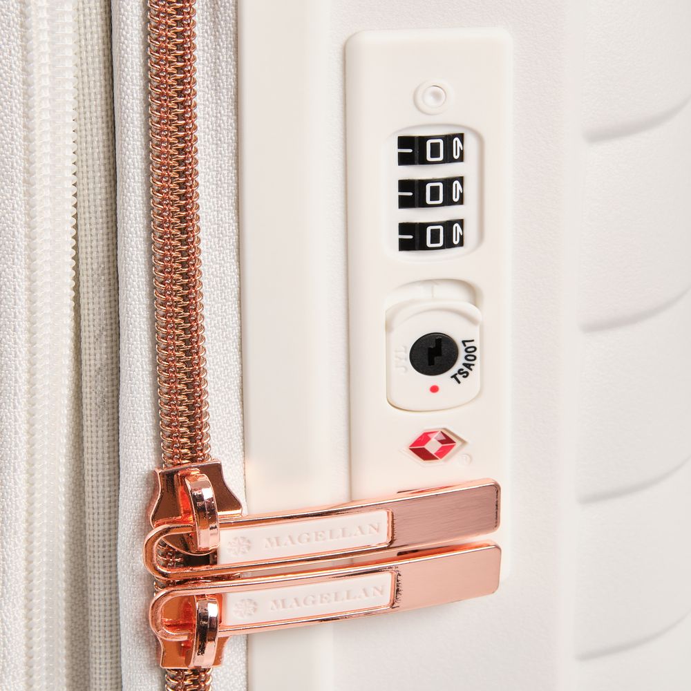 Чемодан Victoria L, белый — изображение 6