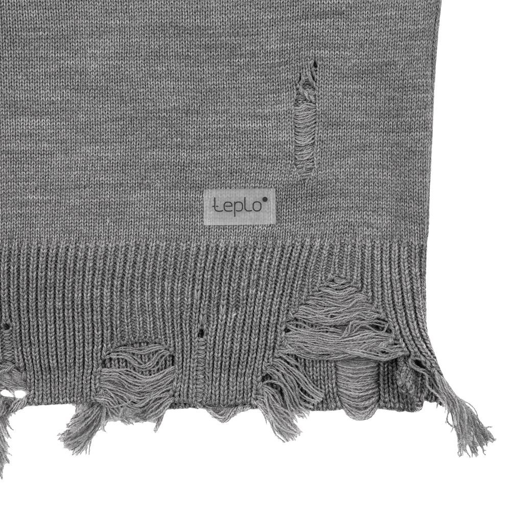 Джемпер оверсайз унисекс Grunge, серый — изображение 6