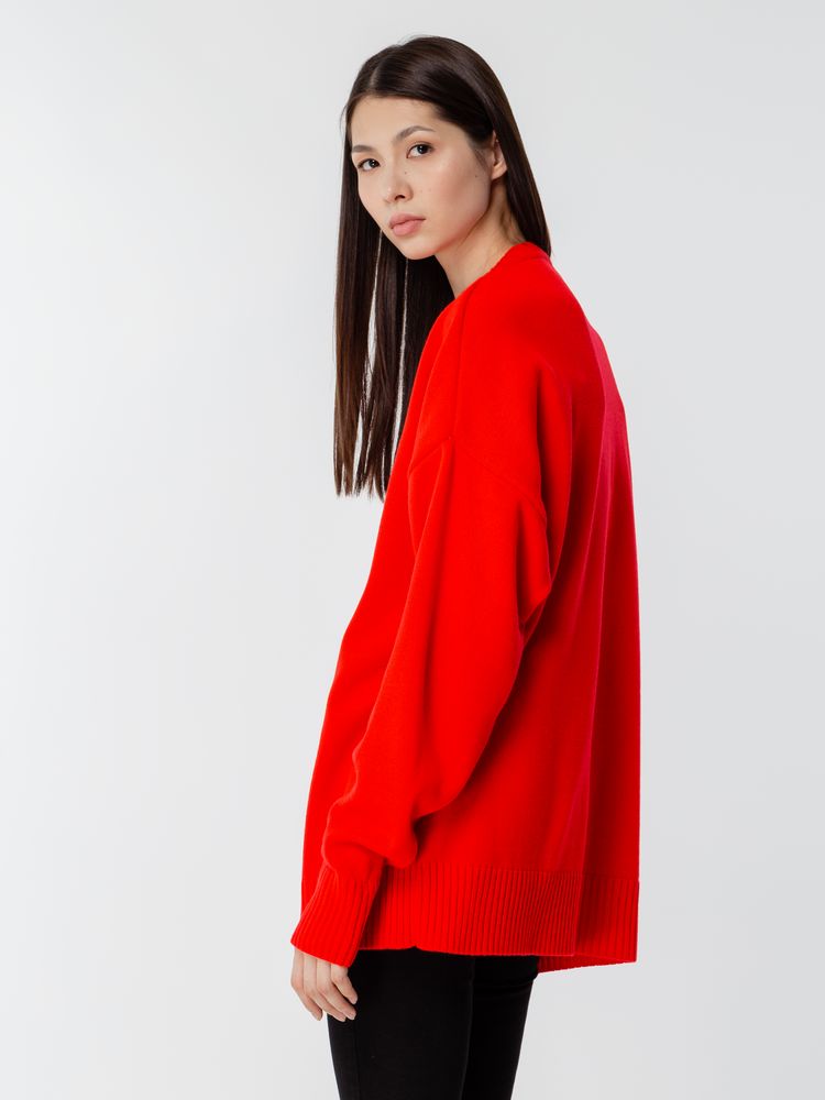 Джемпер оверсайз унисекс Stated в сумке, красный — изображение 13