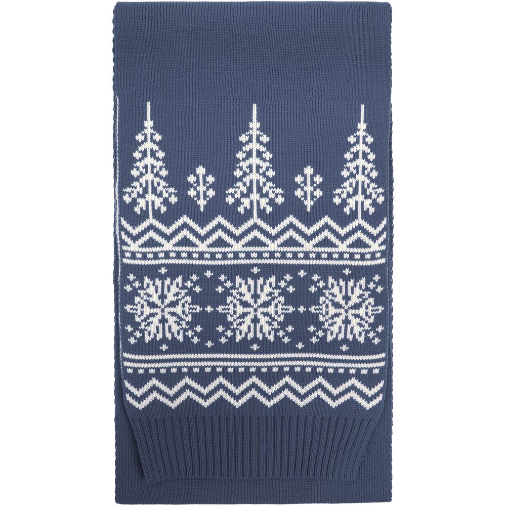 Шарф Elnik, серый с молочно-белым — изображение 2