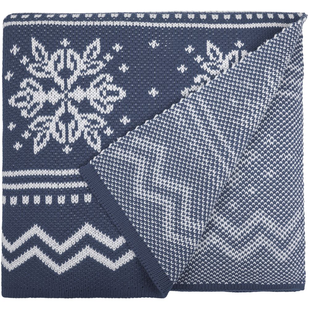 Плед Elnik, серый с молочно-белым — изображение 3