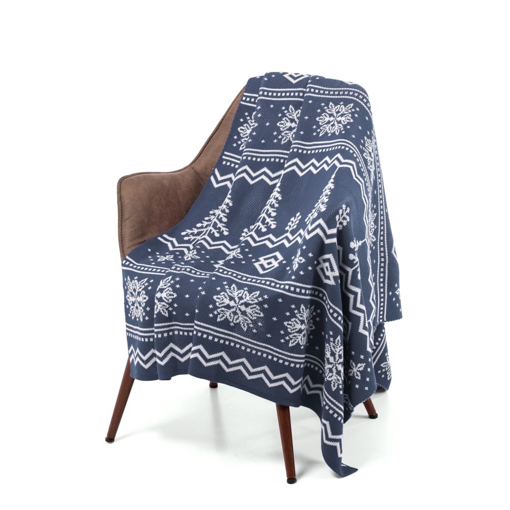 Плед Elnik, серый с молочно-белым — изображение 2