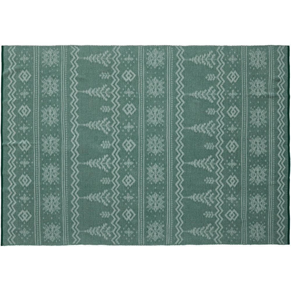 Плед Elnik, зеленый с молочно-белым — изображение 7