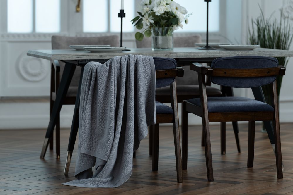 Плед Ornato, серый (дымчатый) — изображение 7