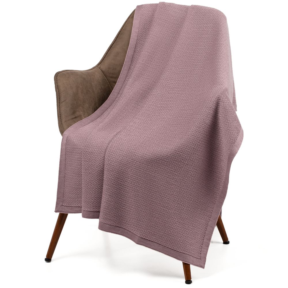 Плед Ornato, розовый (пыльная роза) — изображение 2