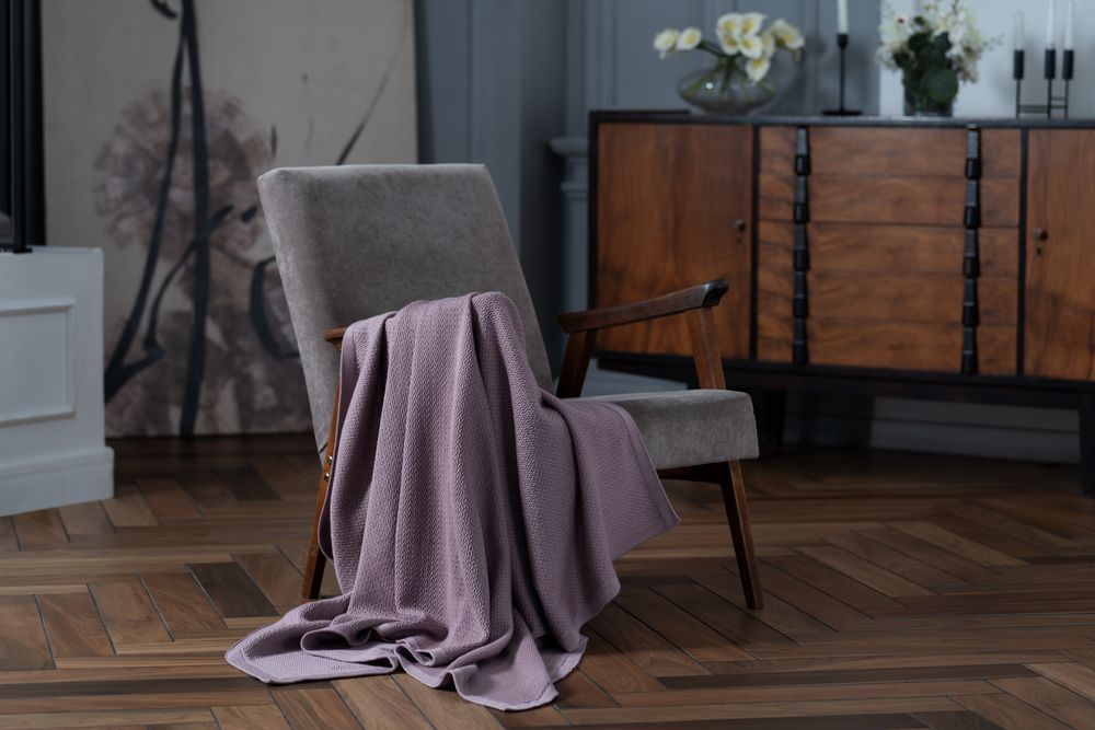 Плед Ornato, розовый (пыльная роза) — изображение 7