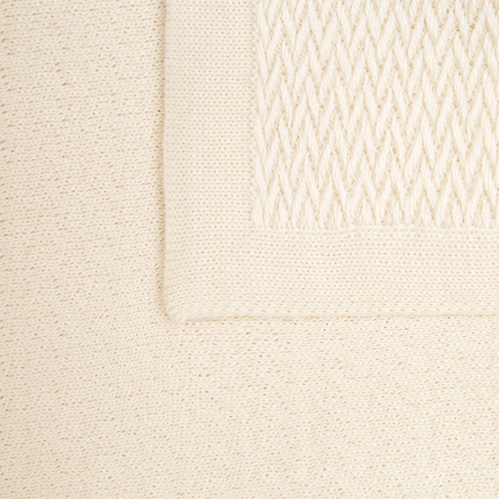 Плед Ornato, молочно-белый (ванильный) — изображение 4